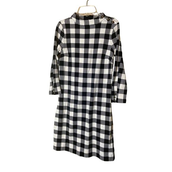 NWT Talbots Buffalo Check Mock Turtle Dress Size P(Petite) (2) - Picture 5 of 14